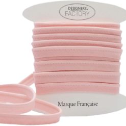 passepoil coton rose layette