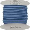 Passepoil coton bleu indigo