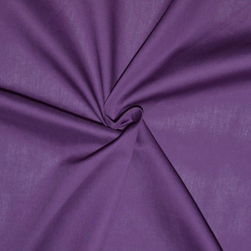 Purple cotton poplin fabric - pro-designers-factory.com