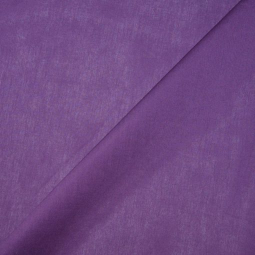 tissu popeline de coton violet - pro-designers-factory.com