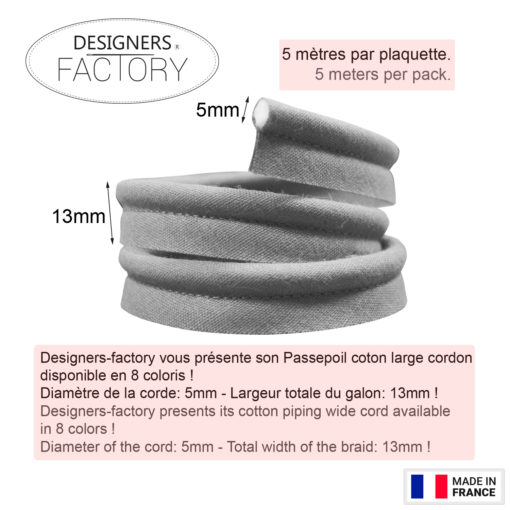 Passepoil coton large - pro.designers-factory.com
